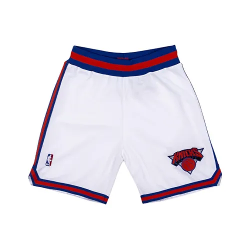 Mitchell Ness Белые Шорты для баскетбола для мужчин