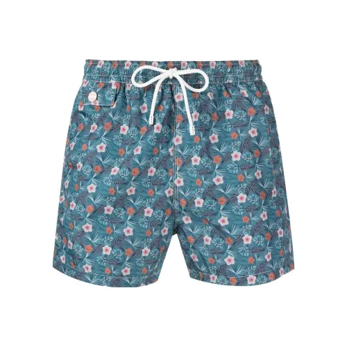 KITON Зеленые Мужские Плавательные Шорты
