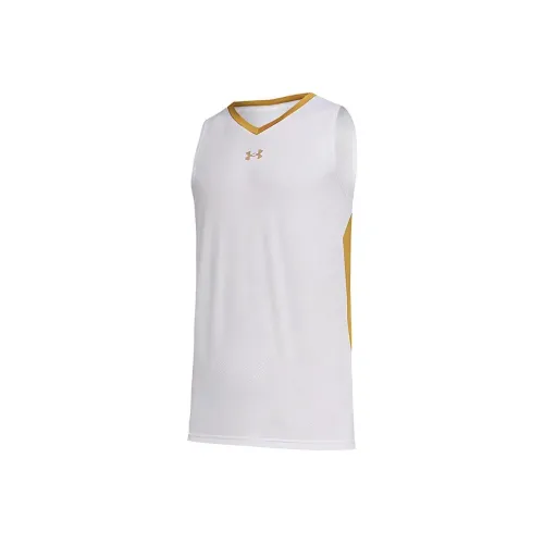 Under Armour Белый Мужская баскетбольная майка