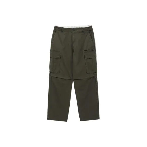 New Era Повседневные брюки Унисекс Темный хаки