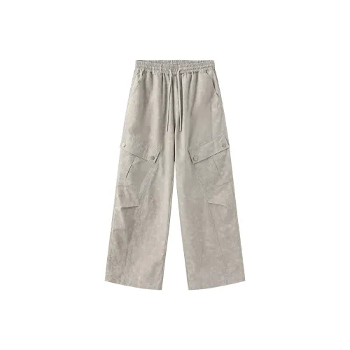 Clubxxhh Повседневные брюки Унисекс Серый