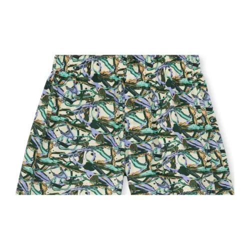 Brain Dead FW22 Шорты Мужские Зеленые