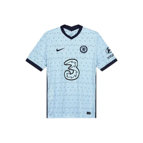 Nike T-Shirt Мужской Светлый Кобальтовый Синий