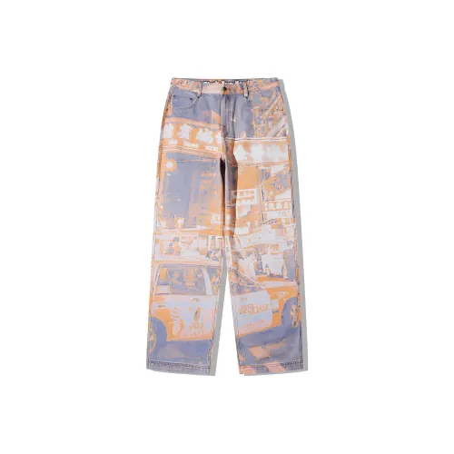 LINING x STEVEN HARRINGTON Повседневные брюки Мужские Городские Night View С принтом по всей поверхности