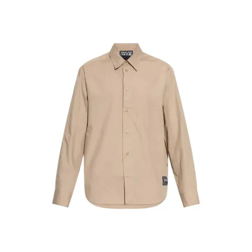 VERSACE JEANS COUTURE SS25 Рубашка Мужская Бежевая
