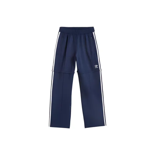 Adidas Originals x Pop Trading Company X Pop Bauer Повседневные брюки Унисекс Университетский синий Розово-белый