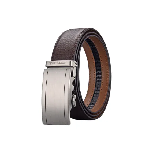 JEANSWEST Ремень из коровьей кожи спилок мужской 3,5 см