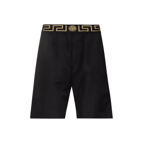 VERSACE FW22 Повседневные шорты Мужские Черные