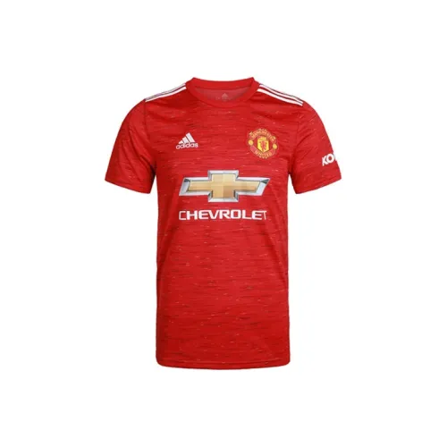 Adidas MANCHESTER UNITED THEATRE OF DREAMS Red Men's Football Jersey Adidas MANCHESTER UNITED THEATRE OF DREAMS Красный Мужской Футбольный Джерси