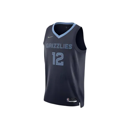 Nike Баскетбольная Джерси Мужская Морской Синий