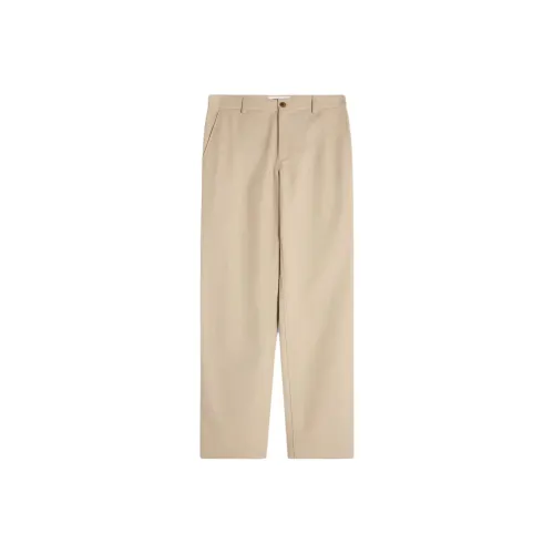 Maison Kitsune SS25 Повседневные брюки Мужской Дюна