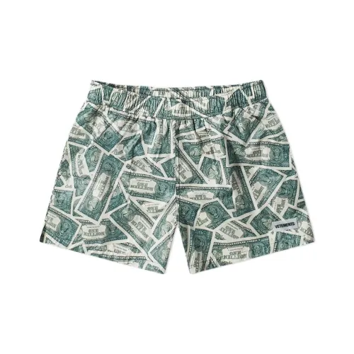 Vetements Light Green Men's Casual Shorts Vetements Светло-зеленые Мужские Повседневные Шорты