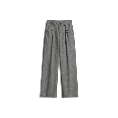OULUDE Gray Men's Casual Pants OULUDE Серый Мужские Повседневные Брюки