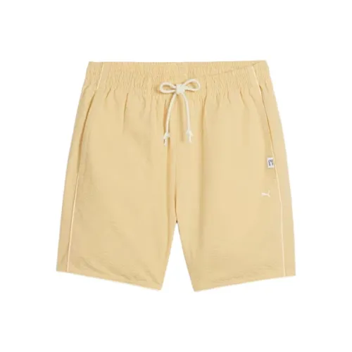 PUMA MMQ Мужские шорты из материала серсакер повседневные шорты мужские ромашка