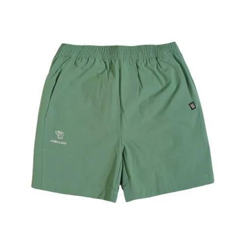 CORALIAN RUNOFF Коллекция Повседневные шорты Унисекс Зеленый