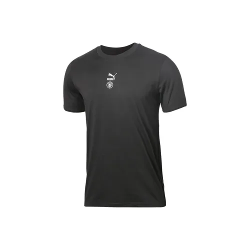 PUMA Черная Мужская Футбольная Джерси