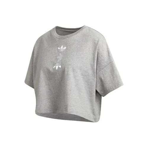 Adidas Originals T-Shirt Женская Средний Фотиния Серый