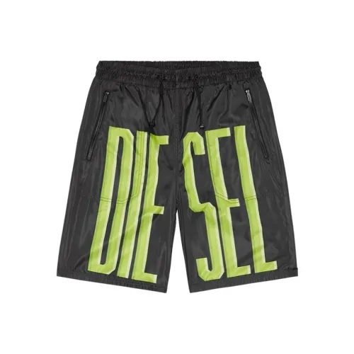 DIESEL Sport Черный Зеленый Мужские Повседневные Шорты