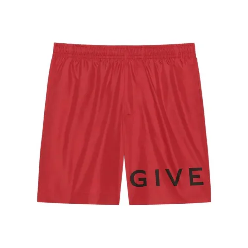 GIVENCHY SS23 Повседневные шорты Мужские Красные