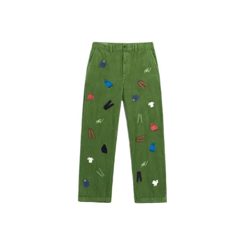 GAP Зеленые Унисекс Повседневные Брюки