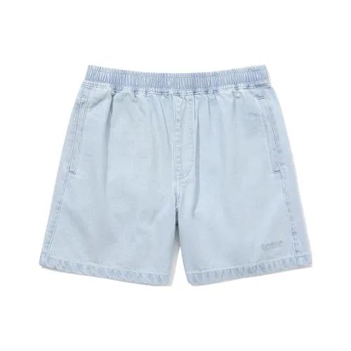 COVERNAT Небесно-голубые унисекс джинсовые шорты
