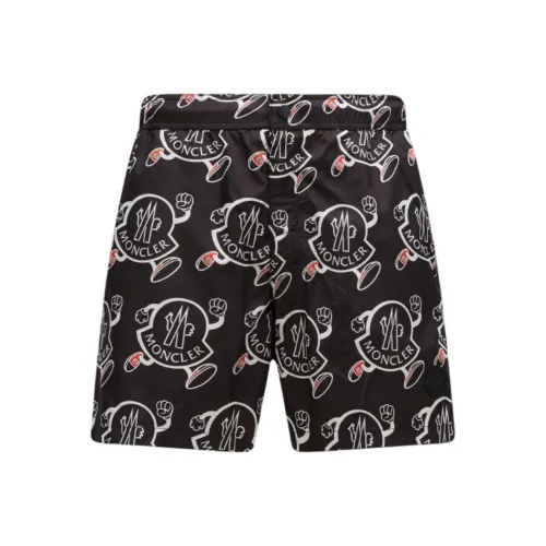 Moncler Мужские черные плавательные шорты