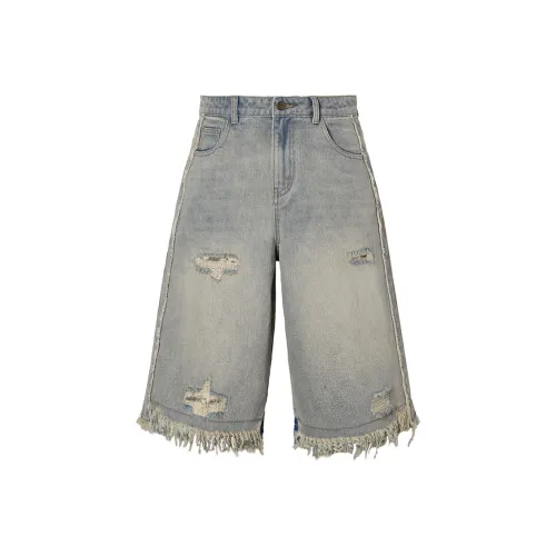 ROCAWEAR Синие Унисекс Джинсовые Шорты
