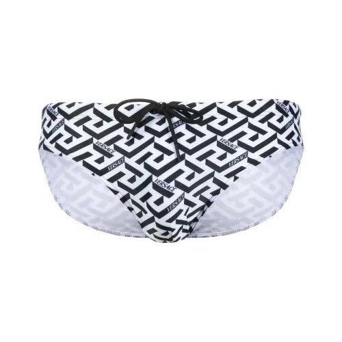 VERSACE Мужские черные плавательные шорты