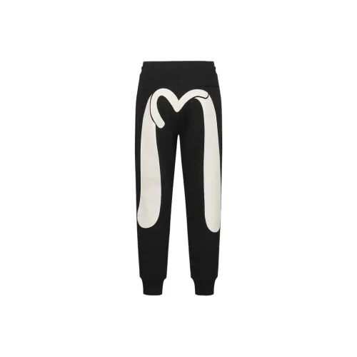 EVISU Черные Мужские Повседневные Штаны