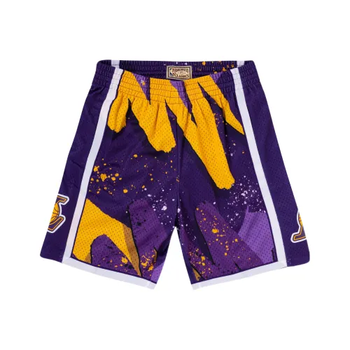 MITCHELL NESS Баскетбольные шорты Мужские Фиолетовые