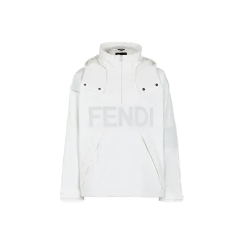 FENDI Белый Мужская Лыжная Верхняя Одежда