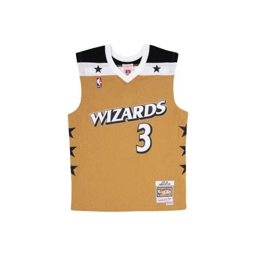 Mitchell Ness Коричневый Мужская баскетбольная футболка