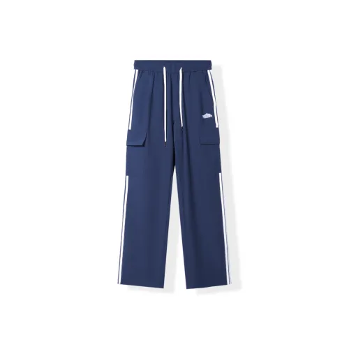 WILD LEADER Повседневные брюки Унисекс Королевский синий