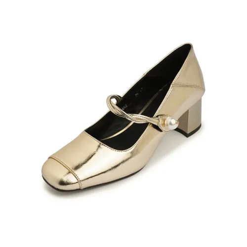 Echo yolo Грубый каблук Туфли Мэри Джейн Женские