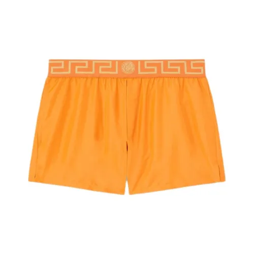 VERSACE SS22 Пляжные шорты Мужские Желтые