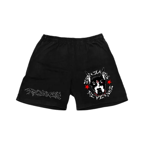 Revenge Черные Мужские Повседневные Шорты