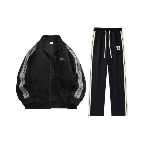 DoraemonA Повседневная Спортивная Одежда Унисекс 2 Пачка Черный