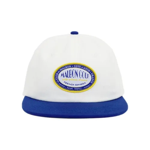 Malbon Golf Хлопковые кепки унисекс белые
