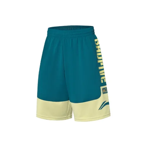 LINING Basketball Collection Темно-еловый зеленый Мужские баскетбольные шорты