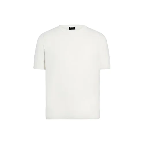 Ermenegildo Zegna Белые Мужские T-рубашки
