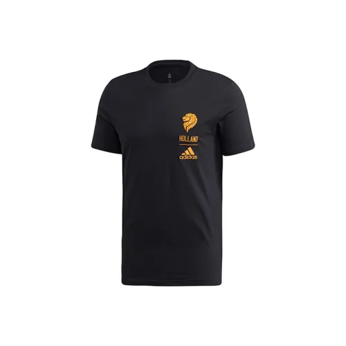 Adidas Черная Мужская Футбольная Джерси