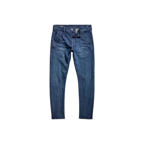 STAR RAW Джинсы Мужские Выцветшие Синий Copenhagen