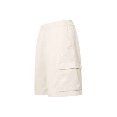 Nike Club White Men's Casual Shorts Nike Club Белые Мужские Повседневные Шорты