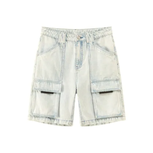 NO ONE ELSE Джинсовые шорты Унисекс Light Джинсовый синий