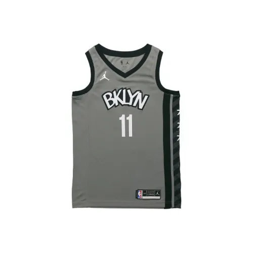 Джордан K.IRVING SWINGMAN JERSEY Черный Стальной Серый Мужская баскетбольная майка