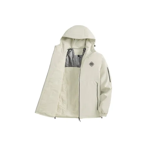 PIERRE CARDIN Хлопковый пуховик унисекс бежевый абрикос