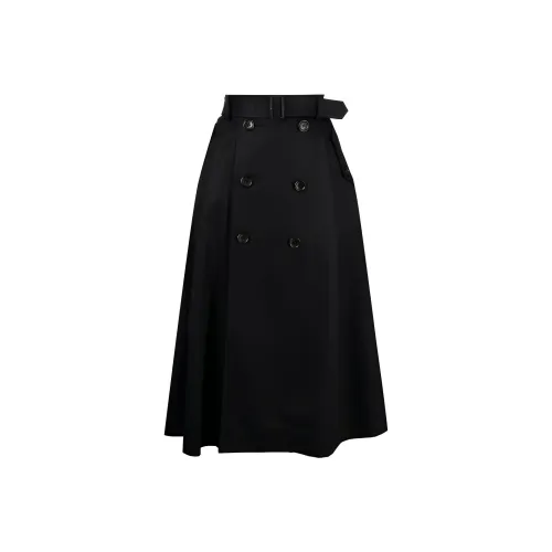 JUNYA WATANABE Черные Женские Повседневные Длинные Юбки