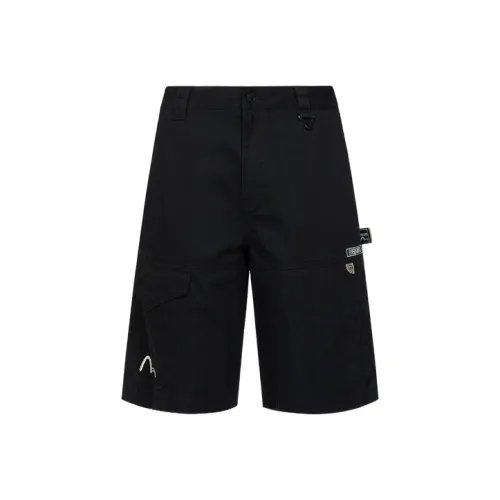EVISU Повседневные шорты Мужские Черные