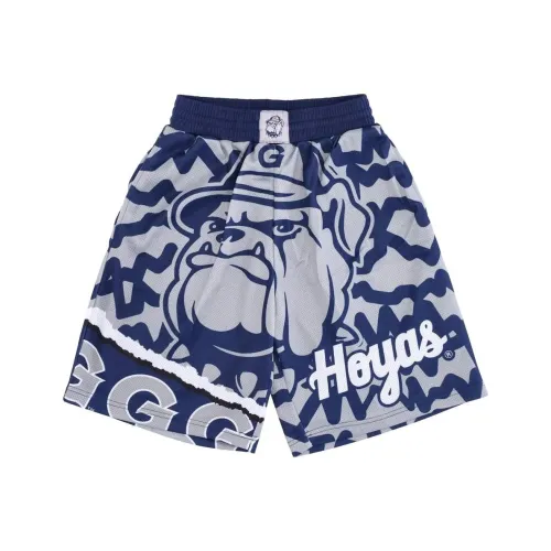 Mitchell Ness Blue Men's Casual Shorts Mitchell Ness Синий Мужские Повседневные Шорты