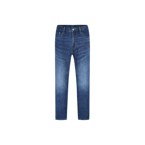 Cavalli Class Blue Men's Jeans Кэвали Класс Синий Мужские Джинсы